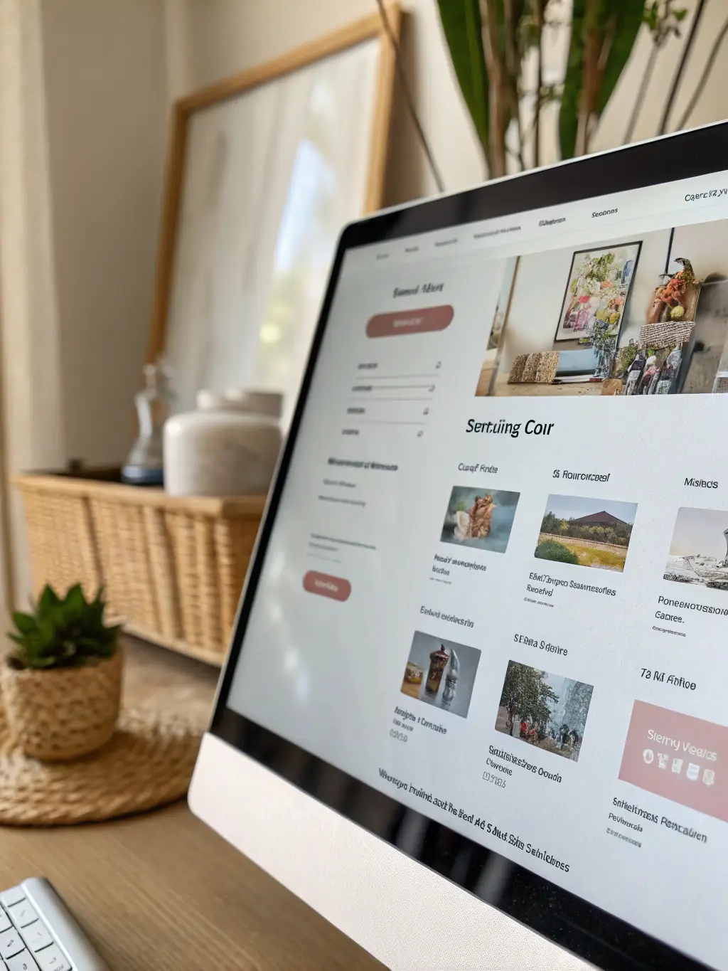 A website design featuring e-commerce functionality, showcasing product displays and secure payment gateways, highlighting Branding24's expertise in e-commerce solutions.